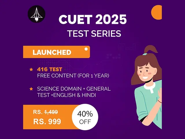 CUET 2024-Test Series Science + General Test + English + Hindi